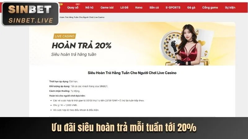 Các loại hình thể thao đa dạng tại mcw87